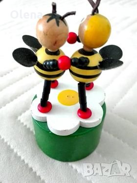 Стара подвижна играчка ,,Танцуващи пчели,,, снимка 2 - Колекции - 30560425