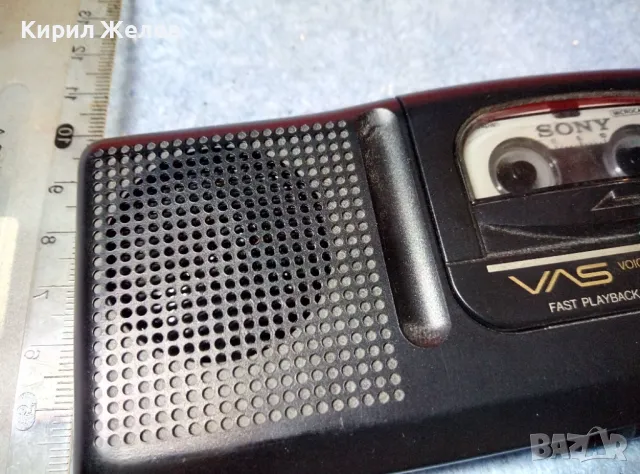 PANASONIC Стар РЕПОРТЕРСКИ КАСЕТОФОН с НУЖДА от ЛЕК РЕМОНТ и КАСЕТКА SONY 26500, снимка 6 - Антикварни и старинни предмети - 47561728