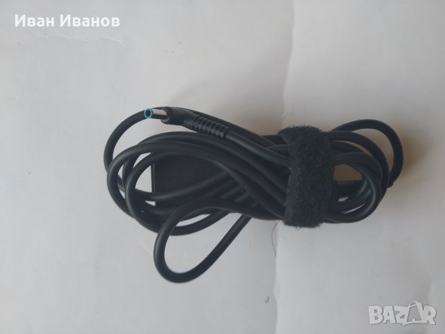 Зарядно лаптоп HP синя букса 45в 3х4.5мм, снимка 4 - Части за лаптопи - 30469893