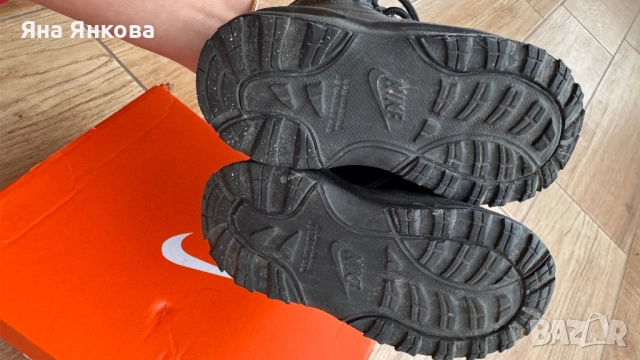 Детски Боти Nike 22номер (черни) , снимка 5 - Детски боти и ботуши - 51953659