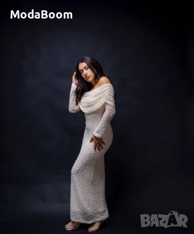 Дълга дамска рокля , снимка 4 - Рокли - 48371456