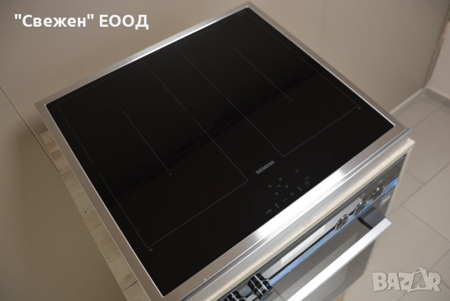 Комплект фурна с вагонно отваряне и индукционен плот Siemens HE578BBS1, снимка 10 - Печки, фурни - 53332710