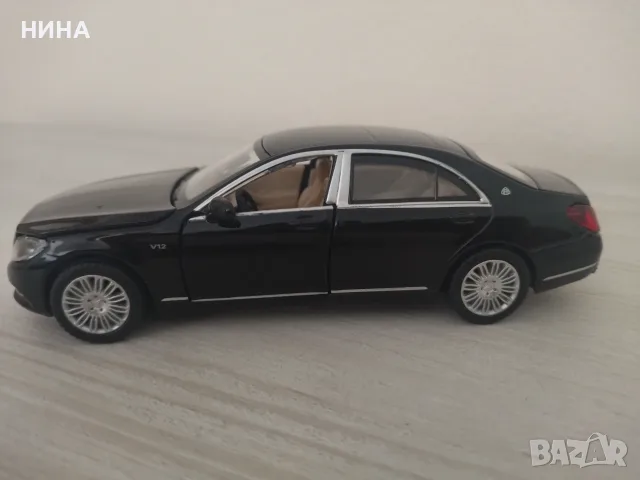 Метална количка Mercedes -Benz S 600 !!, снимка 8 - Колекции - 56274110