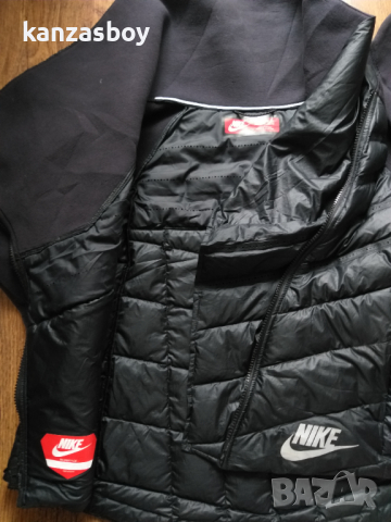 Nike Tech Fleece Aeroloft Cape Jacket Size XS Girls 6-8 Yrs 122-128sm. - юношеско пухено яке , снимка 10 - Детски якета и елеци - 44533890
