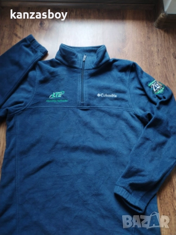 Columbia Men's Hart Mountain II Half Zip - страхотна мъжка блуза S КАТО НОВА, снимка 5 - Блузи - 52910291