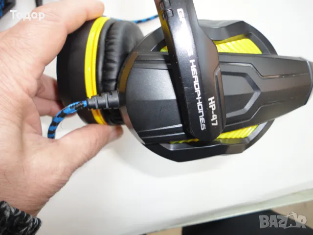 Слушалки с микрофон Steel Play HP 47, снимка 4 - Слушалки и портативни колонки - 49147919