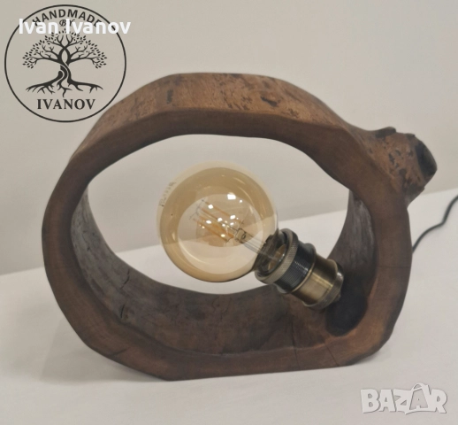 Ръчно изработени лампи от дърво., снимка 11 - Декорация за дома - 52773403