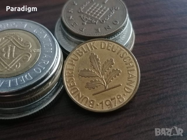 Монета - Германия - 10 пфенига | 1978г.; серия J, снимка 2 - Нумизматика и бонистика - 35102191
