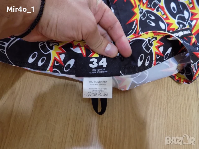 къси панталони the hundreds шорти гащета бански плажни екип оригинал мъжки 34, снимка 7 - Спортни дрехи, екипи - 51289077