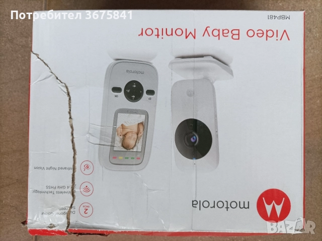 Видео Бебефон Motorola MBP481