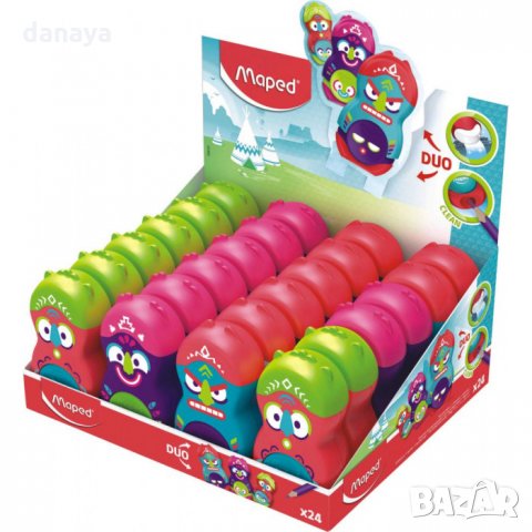 1576 Острилка за моливи с гума Loopy Totem, снимка 7 - Ученически пособия, канцеларски материали - 29686904