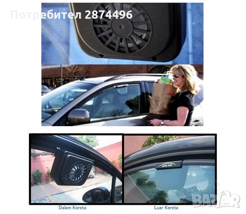 1416 Соларен вентилатор за автомобил, снимка 5 - Аксесоари и консумативи - 30908841