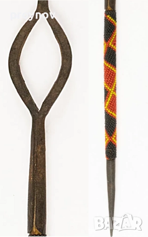 Копие-Асагаи от времето на Шака Зулу -53см., снимка 4 - Антикварни и старинни предмети - 52074562