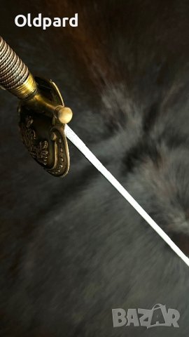 Староанглийски меч.  19 в. (преди 1876 г), снимка 4 - Антикварни и старинни предмети - 39454111