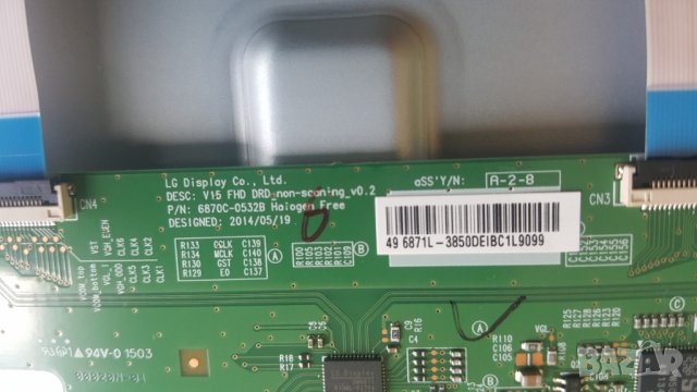 TV LG 49LF540V- счупен екран, снимка 10 - Части и Платки - 29602729