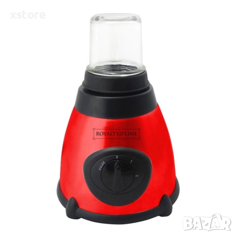Кухненски блендер с мелница Royalty Line RL-SME-600.6. Червен/черен, снимка 7 - Блендери - 52595489
