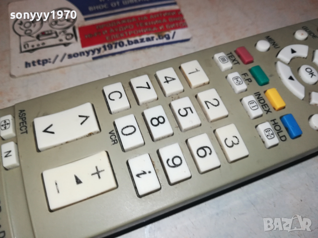 PANASONIC TV DVD VIDEO-REMOTE CONTROL-ВНОС SWISS 0703241046, снимка 7 - Дистанционни - 44649624