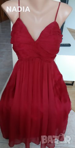 Официална червена рокля*8