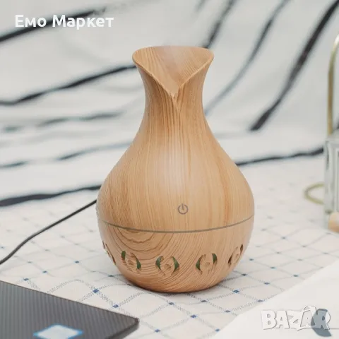 Арома дифузер за освежаване и пречистване на въздуха с LED светлини , снимка 6 - Овлажнители и пречистватели за въздух - 49148749