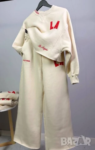  Спортен екип Кроп овърсайз блуза 