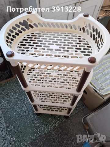 Стилаж 4 нива, пластмаса. , снимка 2 - Органайзери - 51078581