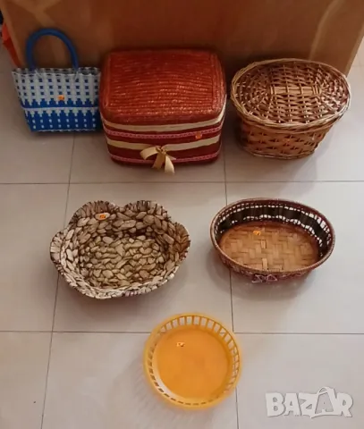 Панери различна форма и големина и кошничка за декорация., снимка 2 - Други стоки за дома - 50243334