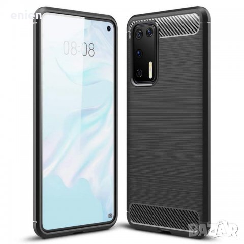 Удароустойчив карбонов кейс за Huawei P40 PRO, P30 Lite, снимка 1