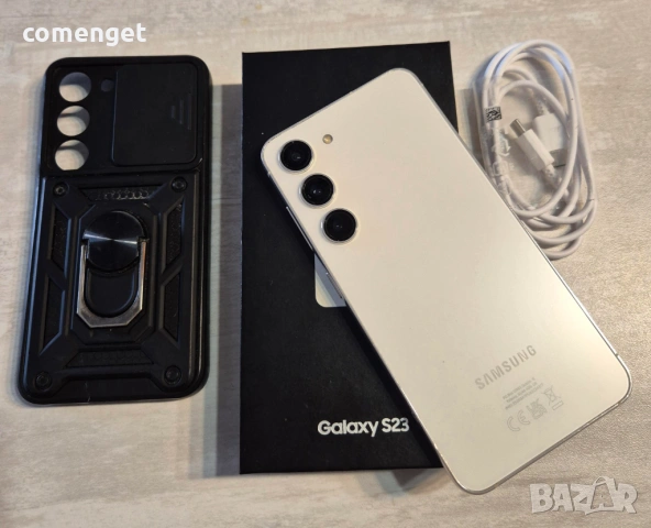 ОТЛИЧЕН! Телефон САМСУНГ / SAMSUNG S23 8GB RAM, цвят Cream!