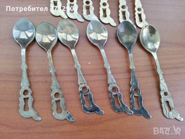 Стари лъжички и  вилички, снимка 3 - Антикварни и старинни предмети - 29657974
