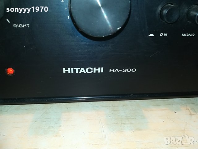 HITACHI HA-300 STEREO AMPLI-ВНОС шВЕИЦАРИЯ, снимка 2 - Ресийвъри, усилватели, смесителни пултове - 29196458