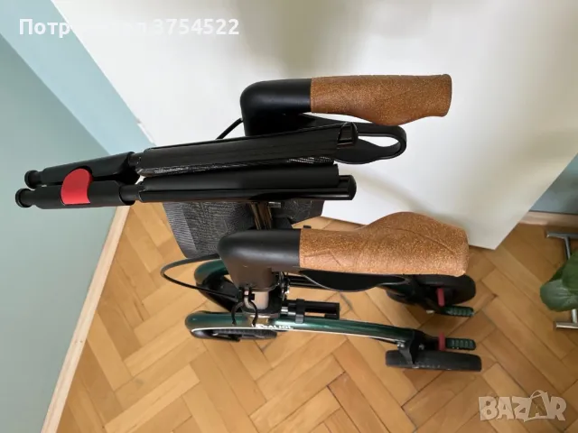 Saljol Carbon Rollator Карбонов Ролатор за възрастни хора / проходилка, снимка 4 - Ролатори - 47801293