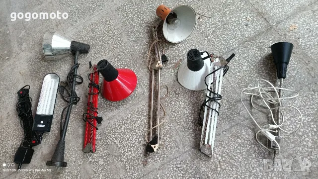 Работна Лампа шарнирна, подвижна, Настолна лампа,за бюро, маса, тезгях, струг, снимка 7 - Настолни лампи - 50414327