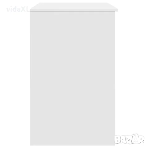 vidaXL Бюро, бяло, 86x49x76 см, инженерно дърво, снимка 7 - Бюра - 56148383