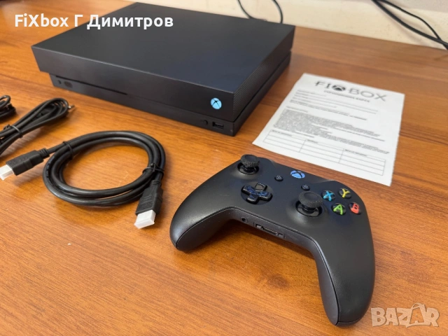 Xbox One X 1tb с 6 месеца гаранция , снимка 3 - Xbox конзоли - 54122367
