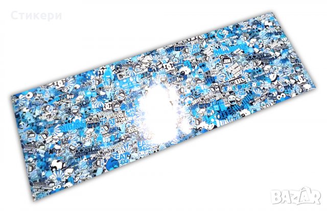 Стикер BOMB 150х50см JDM руло СВЕТЛОСИН, снимка 2 - Аксесоари и консумативи - 30335517