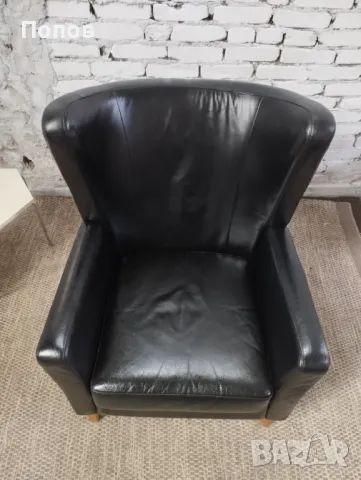 Голямо кожено кресло ENGELL, снимка 12 - Дивани и мека мебел - 49156170