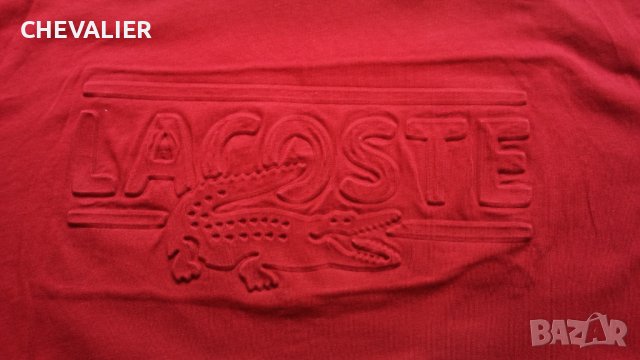 LACOSTE Размер L мъжка тениска 17-52, снимка 3 - Тениски - 40636005