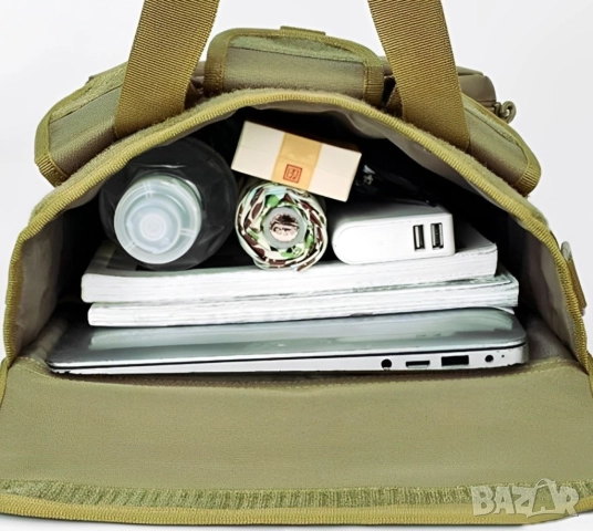 Мъжка чанта за к3през рамо с множество джобове /осако/, снимка 2 - Чанти - 52718787