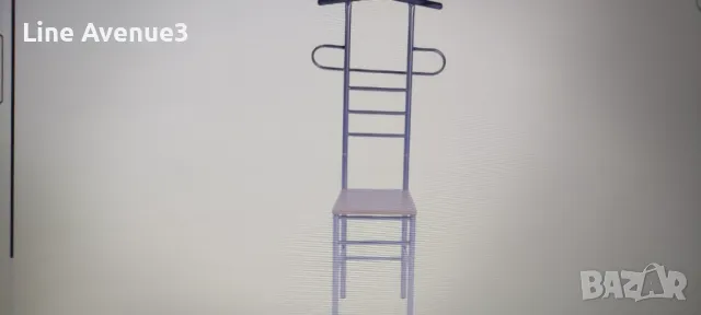 Универсални столове, за сядане и поставяне на  дрехи 2 бр, метал, снимка 2 - Столове - 48551760