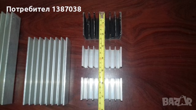 Радиатор тунел за усилватели алуминий-сребро, снимка 9 - Друга електроника - 42899149