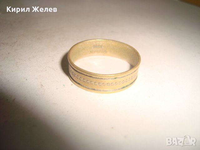 СТАР БРОНЗОВ ПРЪСТЕН Metal Numunedir МАРКИРОВКА 17113, снимка 12 - Антикварни и старинни предмети - 32101845