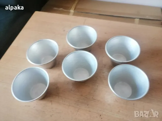 Продавам алуминиеви чашки за крем карамел, снимка 3 - Съдове за готвене - 47004862