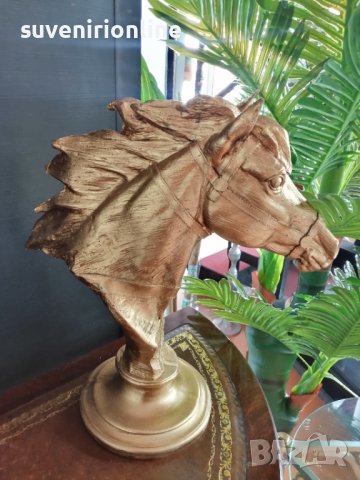 Статуетка конска глава , снимка 2 - Статуетки - 37293807