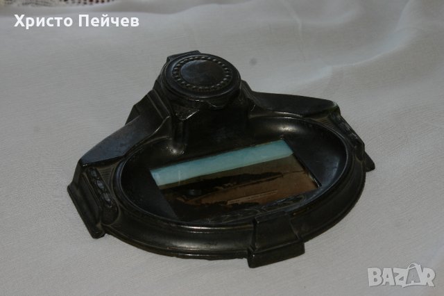 Стара Метална Мастилница Евксиноград, снимка 1 - Антикварни и старинни предмети - 29237046
