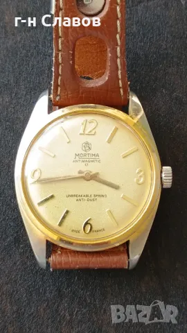 Мъжка Mortima*, anti-durst 17 Jewels - механичен. , снимка 6 - Мъжки - 47706662