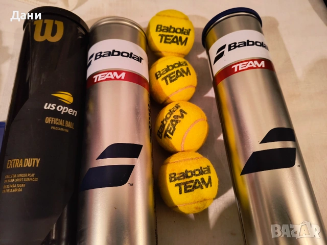 Тенис топки Wilson,Babolai , RolandGarros,Us open , снимка 6 - Тенис - 54012092