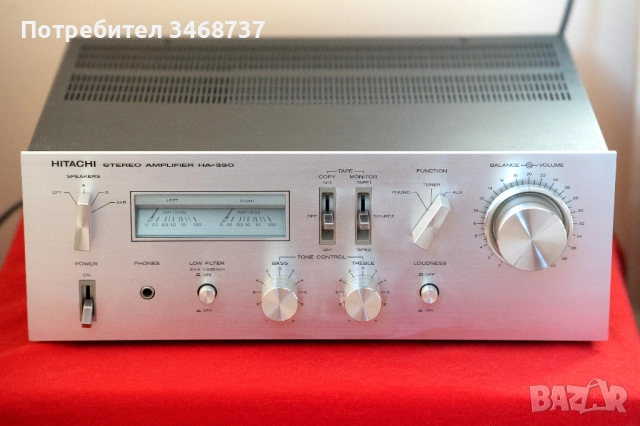 Усилвател HITACHI HA-330, снимка 2 - Ресийвъри, усилватели, смесителни пултове - 52505053