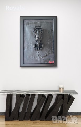 Подарък за Него 3Д Картина “Black edition Formula”, снимка 5 - Декорация за дома - 42758485