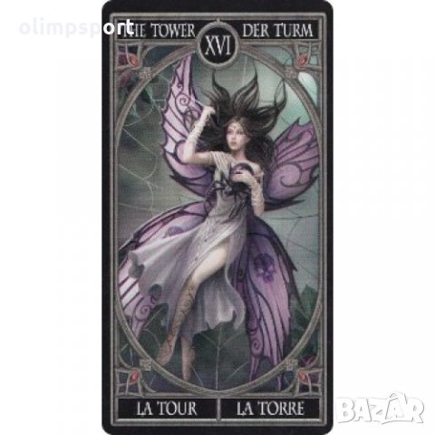 Карти Таро Fournier Anne Stokes Gothic Tarot  нови, снимка 3 - Карти за игра - 29335712