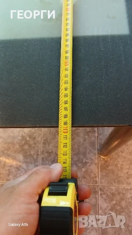 Трапезарна Стъклена маса размери дъл.1.10/ шир.75 / височина 75см КАТО НОВА 110лв, снимка 10 - Маси - 51316754